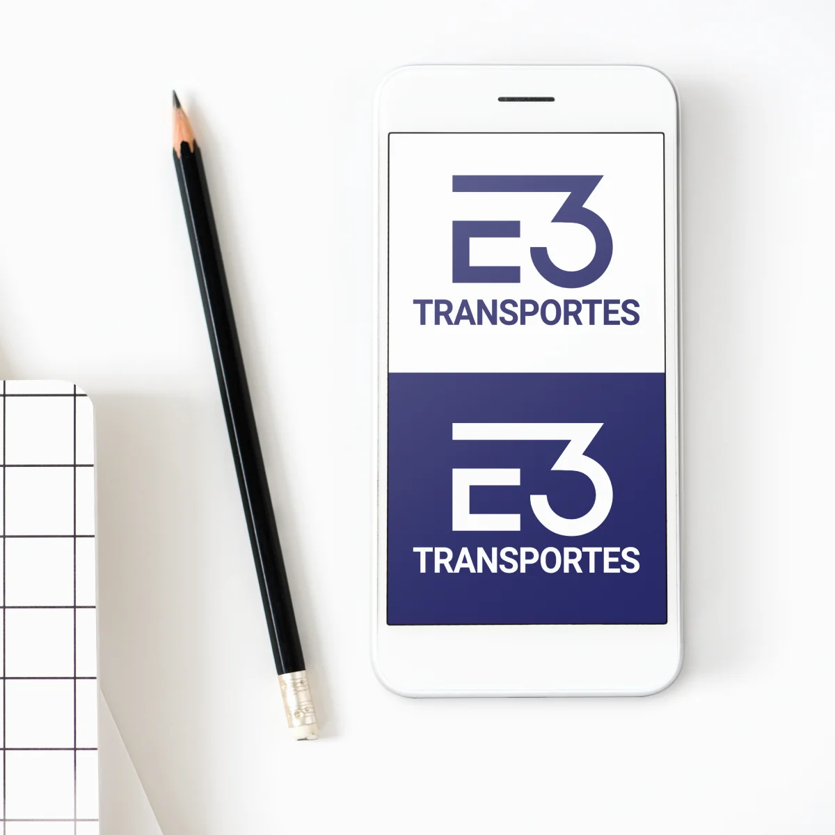 Transportes E3 - Logo Imagotipo diseñado por Francisco Risi