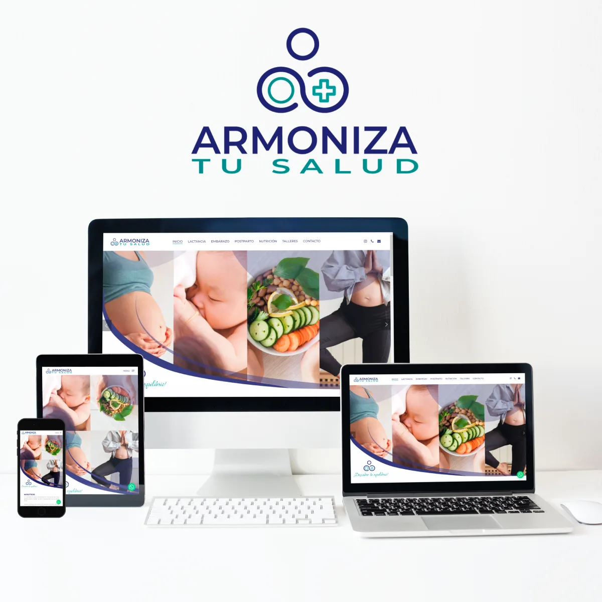 Armoniza tu Salud - Sitio web corporativo diseñoado y desarrollado por Francisco Risi W&D