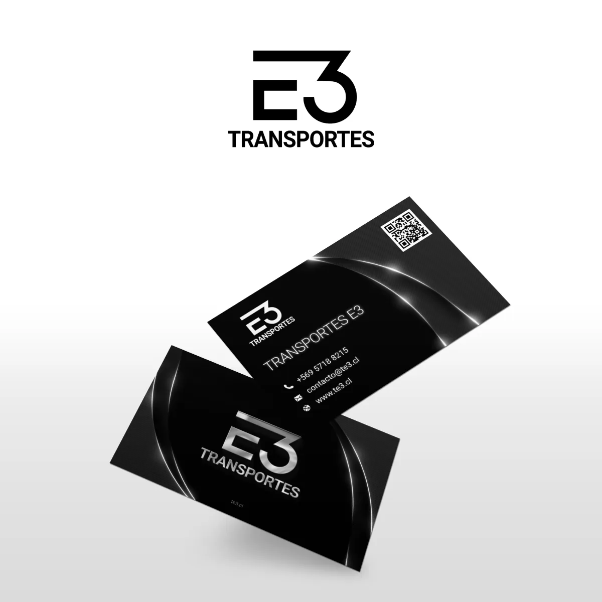 Tarjeta de Presentación para Transportes E3 - Por Francisco Risi Websites and Designs