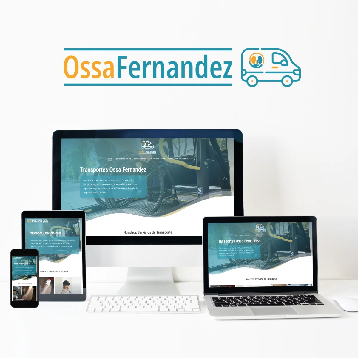 Diseño de sitio web para Transportes Ossa Fernandez