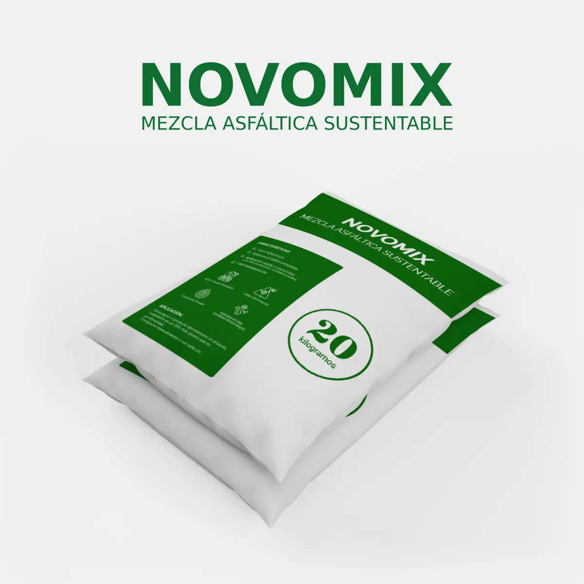 Diseño de imagen para saco - mockup saco - novomix