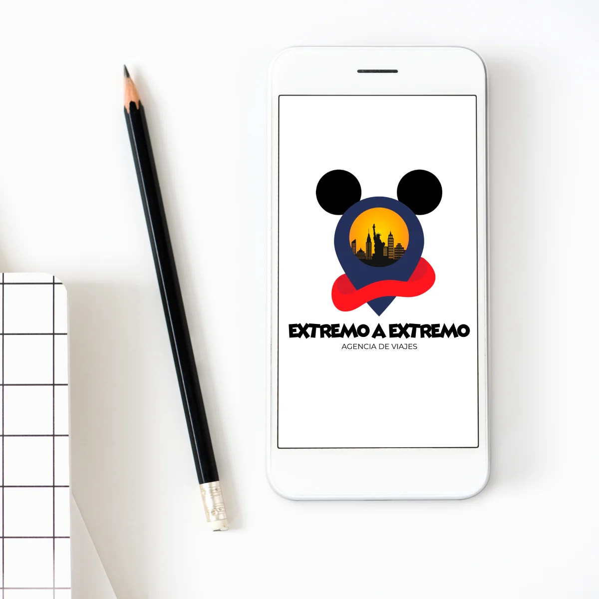 Diseño de logo empresa para Extremo a Extremo - Agencia de Viajes