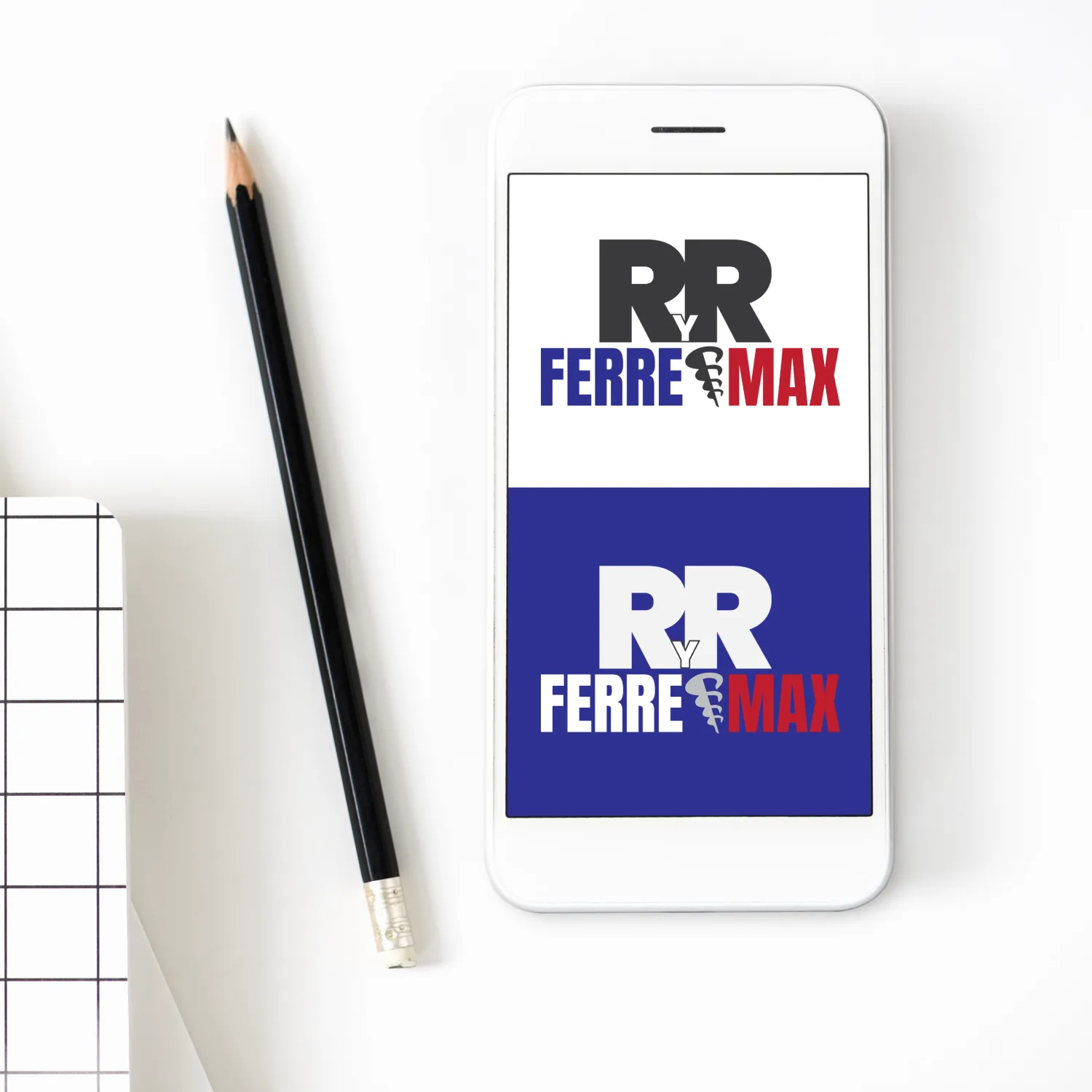 Diseño de logo empresa para Ferremax RyR por Francisco Risi