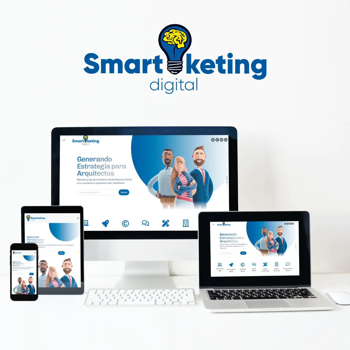 Desarrollo de sitio web para SmartketingDigital