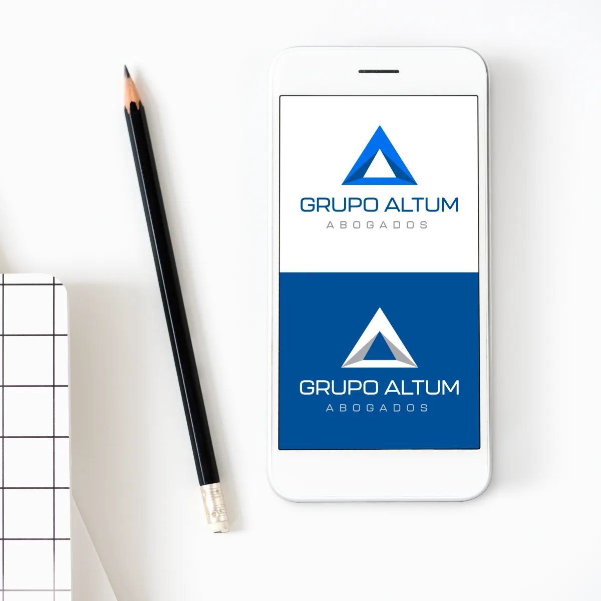 Diseño de logo empresa para Grupo Altum por Francisco Risi