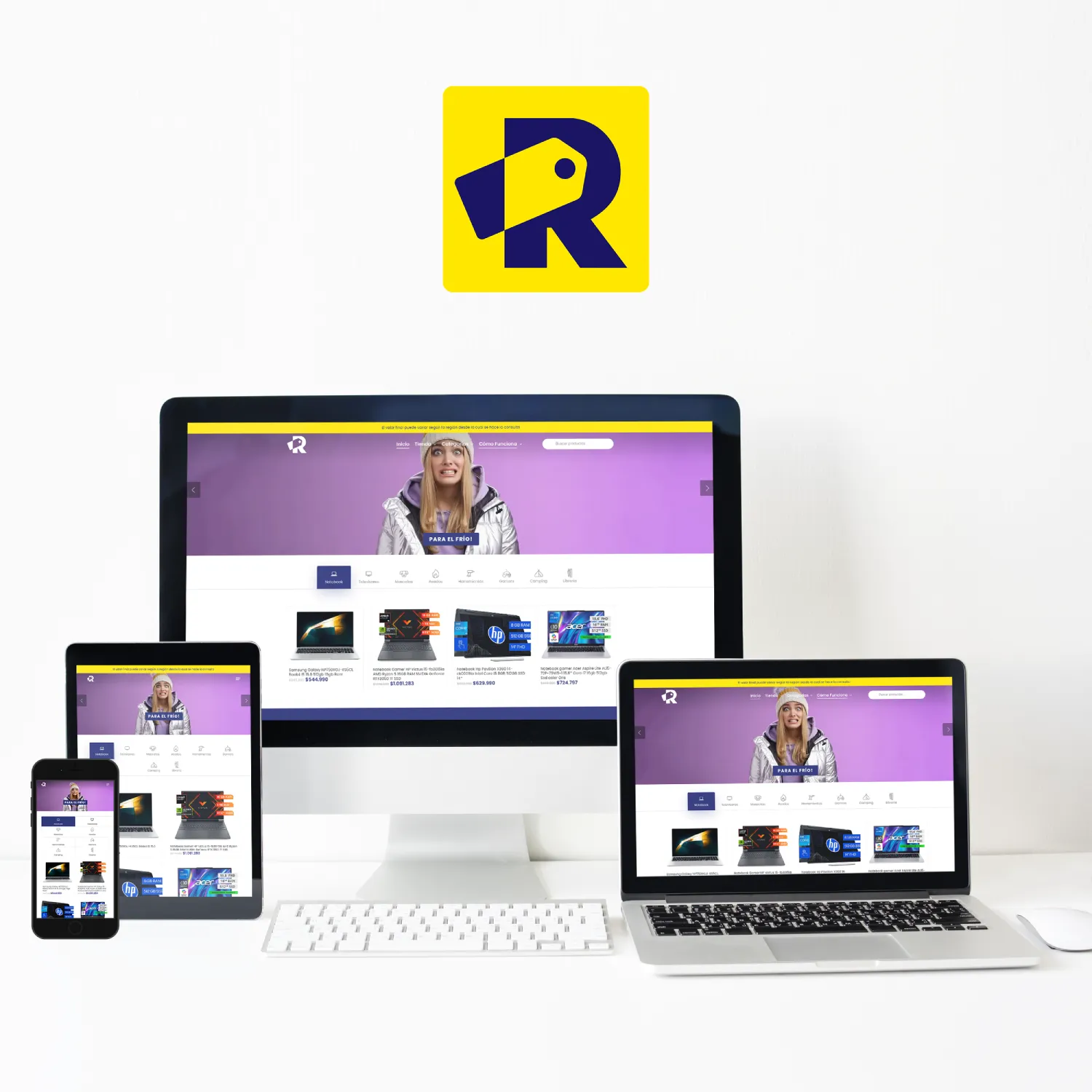 Diseño y desarrollo de ecommerce para MercadoRisi por Francisco Risi