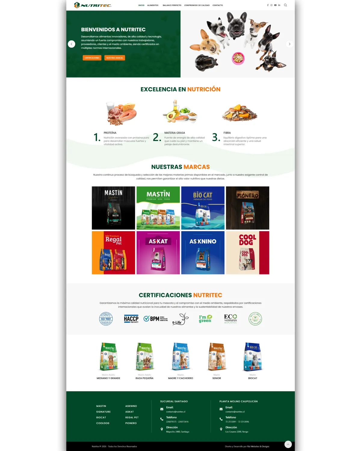Diseño y Desarrollo de página web para Nutritec (2)