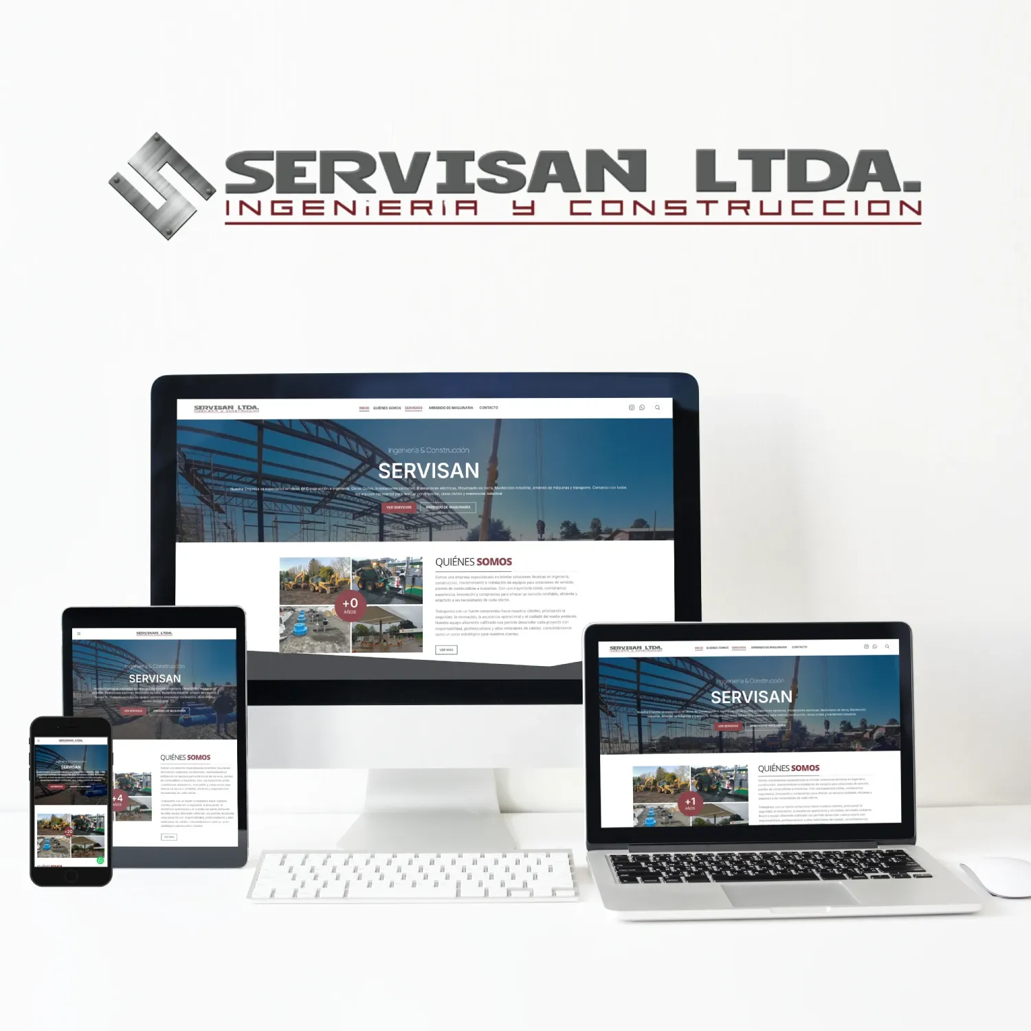 Servisan - Sitio web desarrollado por Risi Websites and designs